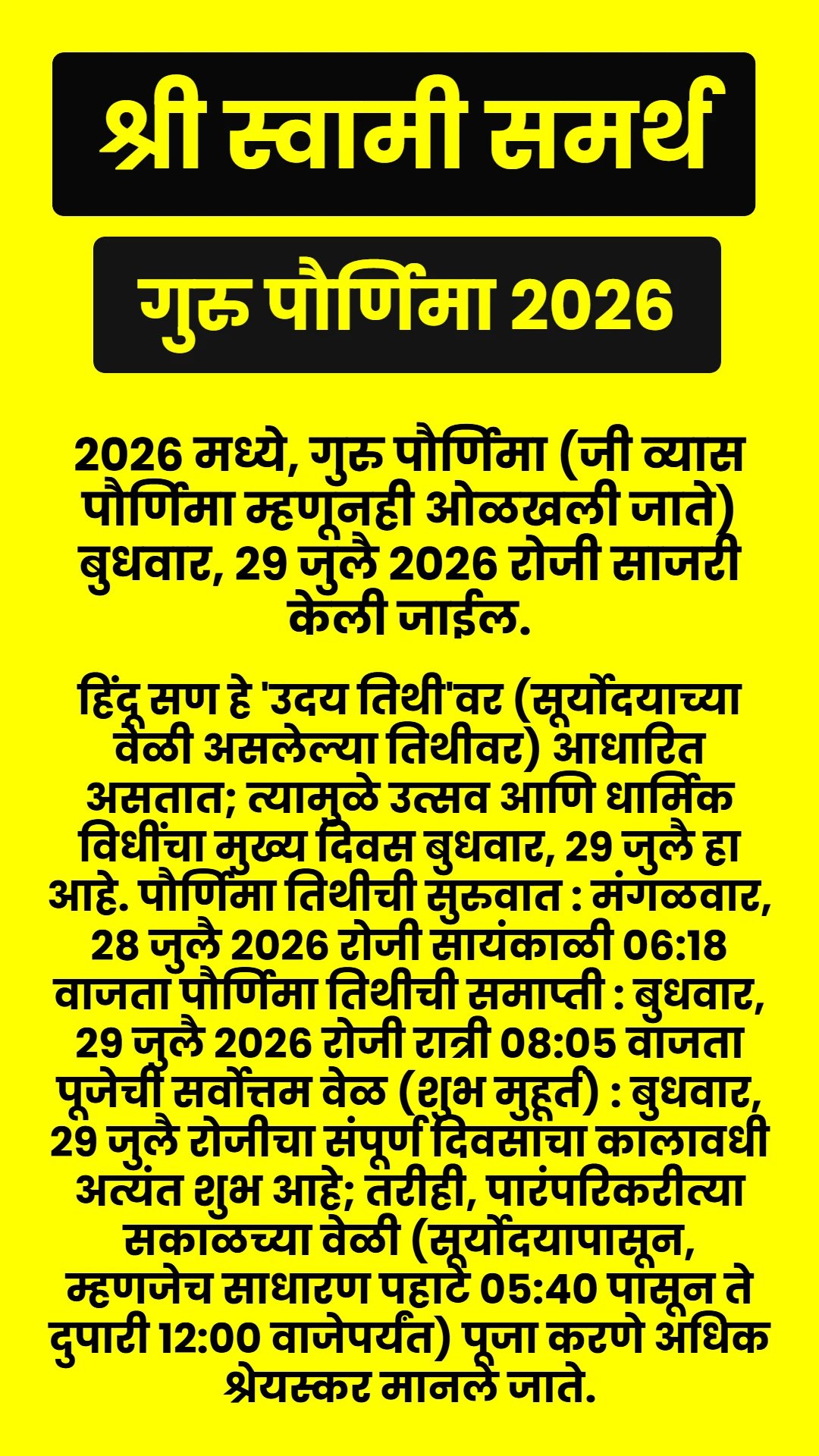 Guru Purnima Information