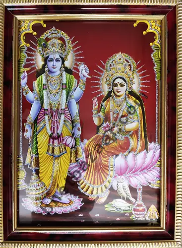 Laxmi - Narayan photo for puja on Akshay Tritiya 